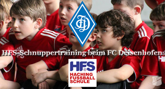 Schnuppertraining der HFS beim FC Deisenhofen