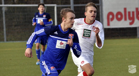 U17 unterliegt Kaiserslautern