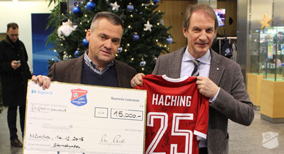 Haching trägt 15.000 Euro zum BR Sternstunden-Rekordergebnis bei