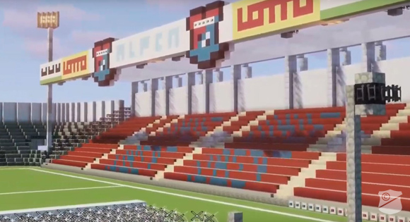 Sportpark bei Minecraft