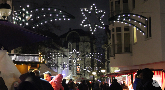 Haching auf dem Weihnachtsmarkt