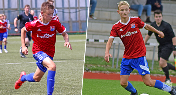 Zwei U15-Spieler im BFV-Leistungskader