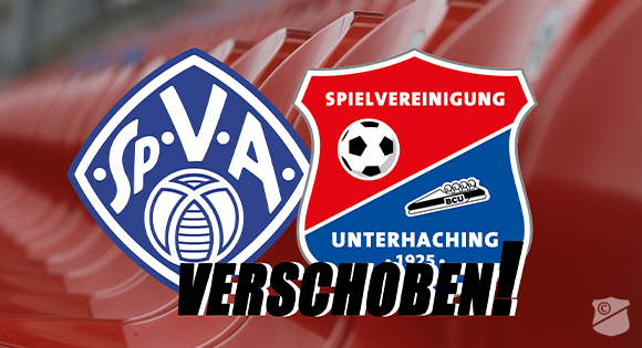 Auch das Spiel gegen Viktoria Aschaffenburg wird verschoben!